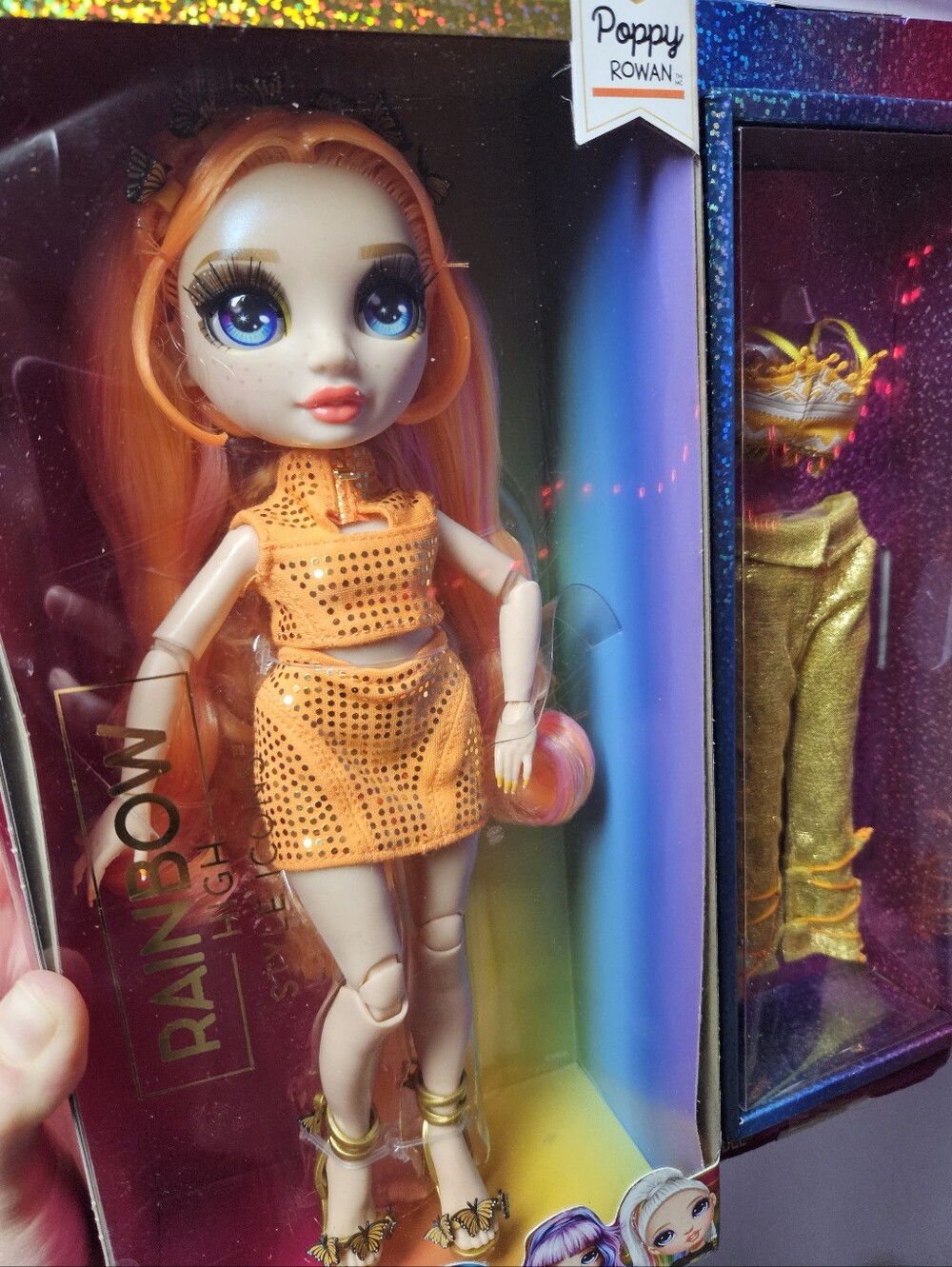 Imported Poppy Rowan Orange Rainbow High Doll - Style Icons - Picture 6 of 9